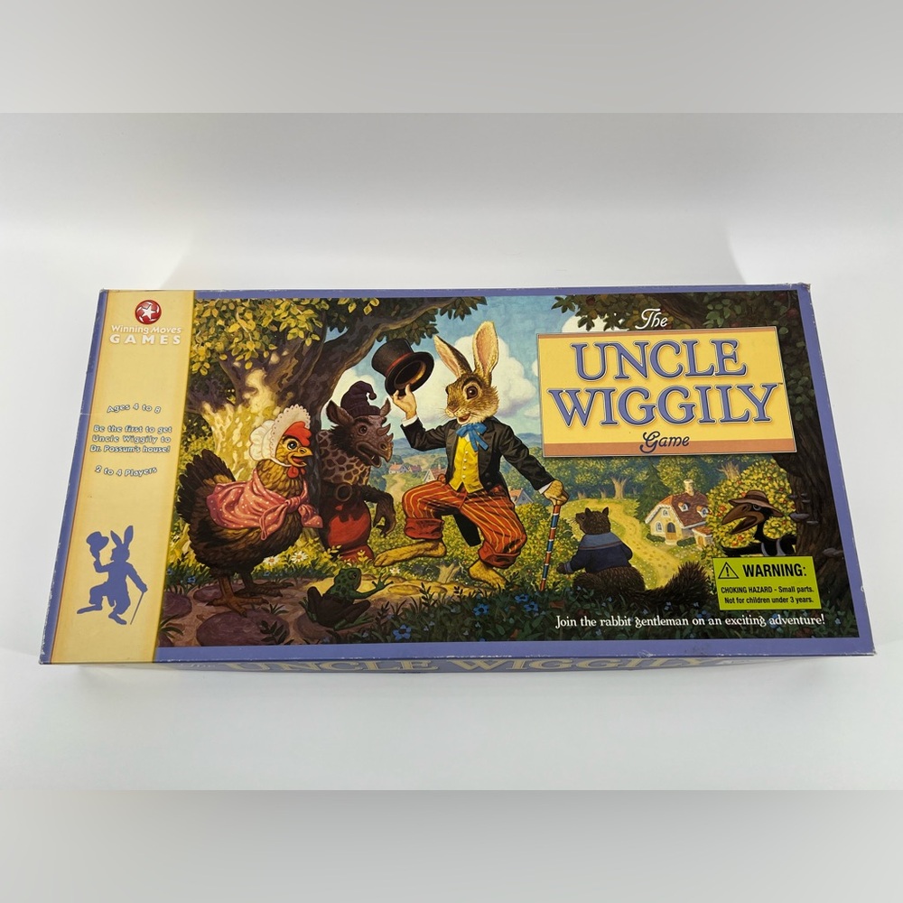 Uncle Wiggily Board Game Winning Moves Complete Open Box Preowned